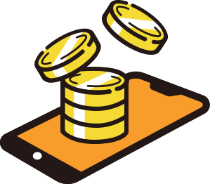 スマホとお金のアイコン